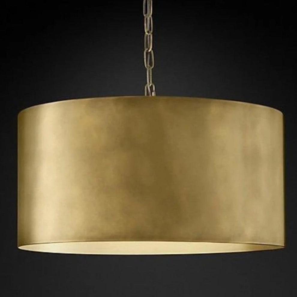 DOME CEILING LIGHT, PIERCED BRASS